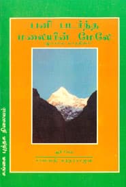 பனி படர்ந்த மலையின் மேலே