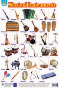 Big Wall Chart MUSICAL INSTRUMENTS