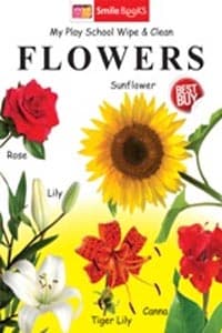 my play school wipe & clean FLOWERS