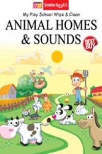 my play school wipe & clean ANIMAL HOMES & SOUNDS