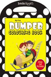 my first BUMPER COLOURING BOOK yellow