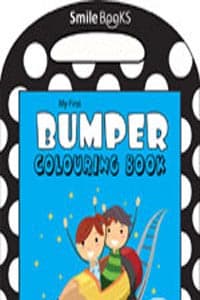 my first BUMPER COLOURING BOOK blue